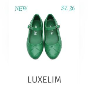 New Luxelim size 26 Zoe Leather Shoes green